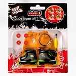 Grip and Tricks - Green Freestyle Inline Finger Skates with Finger Roller Skates Tools and Mini Fingerboards Accessories - Pack 1 Finger Toy for kids 6+ years old