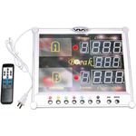 Billiard Accessories,Electronic Snooker Scoreboard,Portable Electronic Billiard Scoreboard with Remote Control