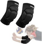 Peabownn Volleyball Elbow Pads Women 2XS-3XL - Kids Teens Elbow Protector with Thicken Sponge Padding Breathable Stretchy CottonBiking Volleyball Basketball Football Skating Dancing -XS