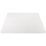 Deflecto SuperMat Clear Chair Mat, Medium Pile Carpet Use, Rectangle, Beveled Edge, 46 x 60 Inches (CM14443FCOM)