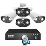 ZOSI 4K 8CH PoE Home Security Camer