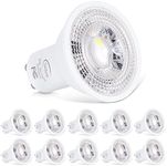 SikSog GU10 LED Bulbs 2700K Warm White, 8W Equivalent 70W Halogen, 720lm, Non Dimmable Spotlight, 120° Beam Angle, CIR≥85, ETL Listed LED Light Bulbs for Recessed Track Lighting, Pack of 10