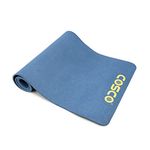 Cosco Ethylene Vinyl Acetate Yoga Mat Chakra- 6Mm-Cobalt(Made In India),For Women, For Men Exercise Mat For Home Workout Yoga Mat Gym Mat Anti Skid Kids Yoga Mat Gym Mats For Workout At Home, Blue