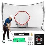 SENSECLUB Golf Net, 10x7ft Golf Net