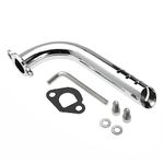 Exhaust Pipe for Predator 212cc 196cc GX160 GX200, for Baja Warrior MB165 MB200, and for Coleman CT200U BT200X CT200U for Motovox MBX20 Go Kart Mini Bike Harbor Freight Powerhorse 208