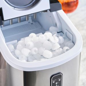 Cooks Professional 14kg Ice Maker – Silver Countertop Machine