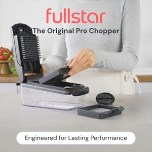 Fullstar 4-in-1 Vegetable Chopper – Multi-Blade Food Dicer and Slicer