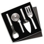 Rada Cutlery 4-Piece Kitchen Utensil Gift Set – Stainless Steel Set with Aluminum Handles Made in The USA,Silver Handle