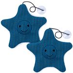 STAR SPLASH Hot Tub Scum Absorber Stars – 3D Honeycomb Mesh Oil Absorbing Sponges for Scum – 2 Washable Pool & Spa Defoamers for Hot Tub – Hot Tub Accessories for Adults, 10x10 In., 25x25 Cm