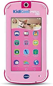 VTech - KidiCom Max 3.0 Rose, Portable Enfant Sans Forfait Sécurisé - 3/8 Ans – Version FR