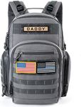 MIRACOL Diaper Bag for Dad, Military Diaper Bag Backpack, Multifunction Diaper Bag with Flag Patch for Men and Women