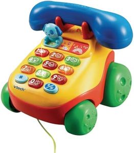VTech Teléfono interactivo infantil con luz y voz, multicolor (3480-068422)