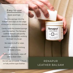 Renapur Leather Balsam 200ml – Natural Leather Conditioner