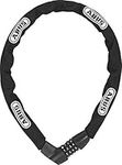 Abus 1385 Tresor Combo Chain Lock, 85cm Length/7mm Diameter Square, Black