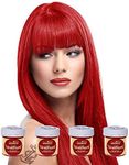 4 x La Riche Directions Semi-Perm Hair Colour Pillarbox Red 4x 88ml