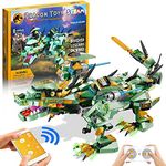 Sillbird Remote&APP Control Dragon Building Kit, STEM Toys For Kids Ages 8-12, Robot Building Toys Birthday Gifts for Boys Girls 8 9 10 11 12-16 Year Old (515 Pieces)