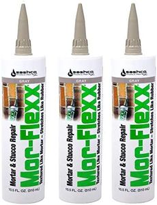 Sashco 15020 10.5oz Sashco Sealants Gray MorFlexx Grout Repair, 10.5-Ounce - 3 Pack