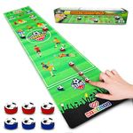 Wembley Stricker Board Games Toys for 4+ Year Boy| Flick & Score Kids Activity Engaging Travel Friendly Foldable Mat Indoor Game| Gift Toys for Boys 7-14 Years with 6 Coin Balls