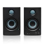 Audio Array AM-S1 BT v5.3 |Professional 4" Studio Monitor Speaker Pair| 60W Class D Amplification,Woven Composite Woofer,1" Silk-Dome Tweeter,EQ Controls|Music/Monitor Mode, Aux, HDMI, USB C, TRS, RCA