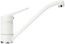 FRANKE Polar White Kitchen Sink tap with Fixed spout Made of Granite Princess II 115.0470.658, Medium-Sized