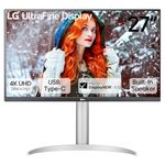 LG 27UP850K, 27-inch (68.58cm), IPS, 4K UHD 3840x2160, 60Hz, White, VESA DisplayHDR 400, 95% DCI-P3, USB Type-C, HDMI, Built-in Speaker, MaxxAudio, Integrated Mac Controls, HAS Stand Gaming Monitor