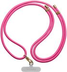 CASETiFY 6mm Rope Phone Strap with Card with Card - Bubblegum