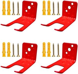 4 Pack Universal Fire Extinguisher Bracket, Fire Extinguisher Mounts & Brackets for 5 to 13 lbs, Universal for All Extinguishers with Valve Body Slots, Holder for Dry Chemical and Water Extinguishers