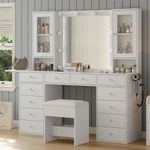 FUSOU Dressing Table with Mirror an