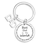 Nfyxcaz Dad Keychain Best Dad In The World Keyring Gifts For Dad Father’s Day Gifts From Daughter Birthday Present Christmas Gifts For Dad (Best Dad In The World)