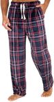 undercover lingerie Boys Fleece Lounge Pants 15C655 Navy Check 13 Years