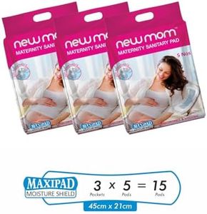 Newmom Disposable Maternity Pad-Value Pack-Pack of 5 X 3-15 Nos (Maxi Pad)