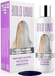 BOLD UNIQ Purple Sulfate-Free Vegan Shampoo for Blonde, Silver, and Gray Hair - 237 ml