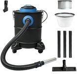 Spector Ash Vacuum Cleaner, Wet Dry Vacuum 1200W with Blower, 20kPa Suction, 20L Metal Canister & HEPA Filter for Fireplace, Pellet Stove, BBQ, Workshop