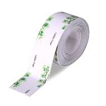 Caulk Tape, Caulk Strip PVC Self Adhesive for Bath & Kitchen Caulking Sealing Tape for Countertop,Sink,Bathroom,Toilet,Bathtub Floor Wall Edge Protector 1.5" x 10.8Ft