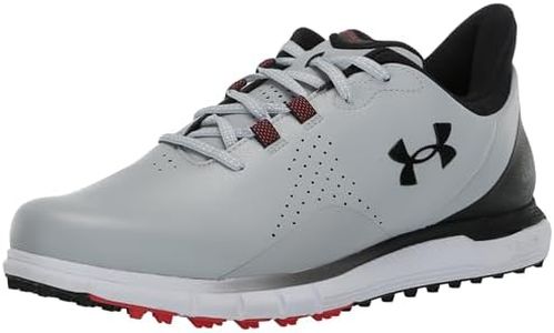 Under Armour Chaussures de golf Drive Fade sans crampons pour homme, (103) Gris Mod/Gris Mod/Noir, 45 EU