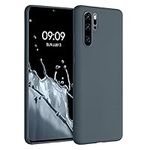 kwmobile Case Compatible with Huawei P30 Pro Case - Soft Slim Protective TPU Silicone Cover - Dark Slate