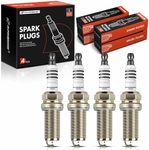 A-Premium Iridium Platinum Spark Plugs (Pack of 4) Compatible with Honda Civic 2006-2015, Insight 2010-2014 & Toyota Tacoma 2005-2015 & Acura ILX 2013-2015 & Suzuki Kizashi 2010-2013