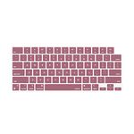 MOSISO Keyboard Cover Skin Compatible with MacBook Air 15 M2 A2941 2023, Compatible with MacBook Air 13.6 M2 A2681, Compatible with MacBook Pro 14/16 M2 M1 A2779 A2442 A2780 A2485, Tea Petal Pink