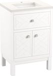 Kohler Beauxline 24-in Bathroom Set, 24 Inch Vanity, White