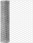 Garden Mile Chicken Wire 60cm x 5m, Outdoor Anti-Rust Hexagonal Galvanized Chicken Wire Fencing, Chicken Wire Mesh to Protect Gardening Plants Vegetables Flowers Fruits from Dogs, Rabbits