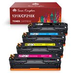 Toner Kingdom Compatible Toner Cartridge for HP 131X CF210X CF210A 131A for HP LaserJet Pro 200 Color M251n M251nw M276nw,128A CF320A CM1415FNW CP1525N,125A CB540A CP1515n CP1215