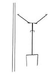 A1 Decoy Pigeon Bouncer Twin Dual Pole Kit Shooting (Twin Bouncer Only)