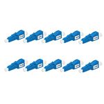 LC/UPC Single Mode Fixed Fiber Optic Attenuator, Male-Female, 10dB-10pack