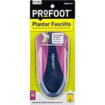 Profoot Plantar Fasciitis Orthotics, Womens Size 6-10, 2 Pairs
