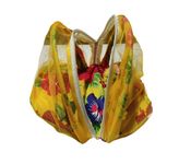 FIRMUS Laddo Gopal Net Bed/Night Bistar with Mosquito Net for Kanha Ji Medium Krishna Ji Yellow (Size_9)