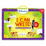 Skillmatics Educational Toy - I Can Write, Perfect Preschool & Kindergarten Learning Activity For Kids, Toddlers, Supplies For School/Classroom, Gifts For Girls & Boys Ages 3, 4, 5, 6,Multicolor