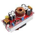 Boost Module, DC-DC 10-60V to 12-97V 1500W 30A Step Up Voltage Converter Voltage Step Up Converter Boost CC CV Power Supply Module Boost Converter