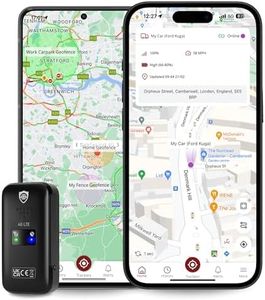 SafeTag Mini 4G - 4G LTE Rechargeable Mini GPS Tracker, Car, Van, Motorbike etc. 34-205 Countries, Real Time Tracking and Notifications, 7 Day Free Trial - Sim Included, 12 Month Warranty (4G)