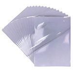 Bleidruck Crystal Clear Sticker Paper 20 Sheets A4 Size ( 8.25" x 11.7") Printable Vinyl Sticker Paper 100% Transparent Vinyl Sticker Paper for Inkjet/Laser Printer Cricut Compatible (20)