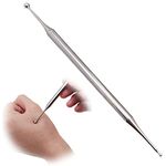 Dual Head Facial Reflexology Tools Stainless Steel Manual Acupuncture Pen Portable Body Point Probe Massage Tool Self-Massage Acupressure Bar